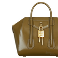 Givenchy Box-Style Leather Bag – Dark Khaki - View 3