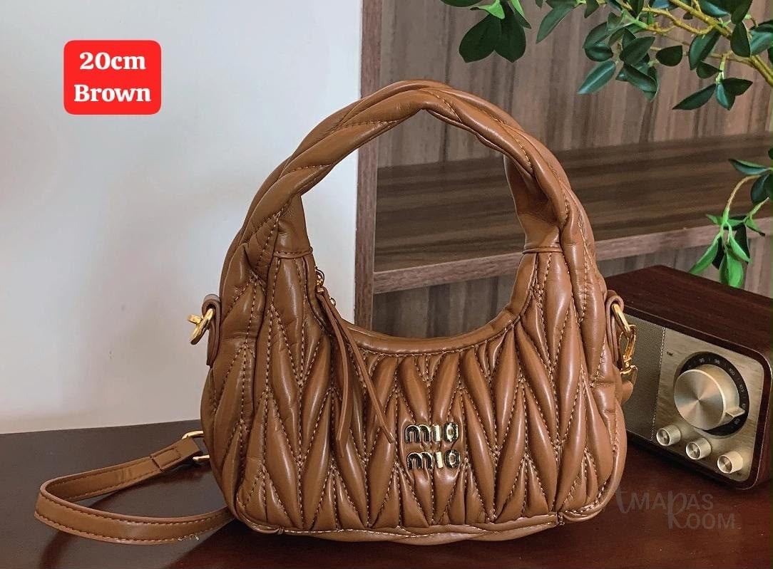 Miu Miu Bag Wander Brown Shiny – product view