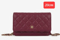 Chanel Bag | Wallet on Chain (WOC)Colour – Burgundy – Raspberry