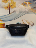 Gucci Piuma Calfskin Jumbo GG Embossed Small Belt Bag – Black - View 5