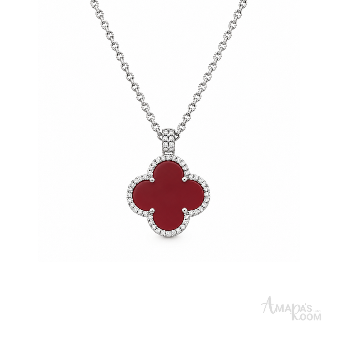 Van Cleef Jewelry | Red Stone Necklace