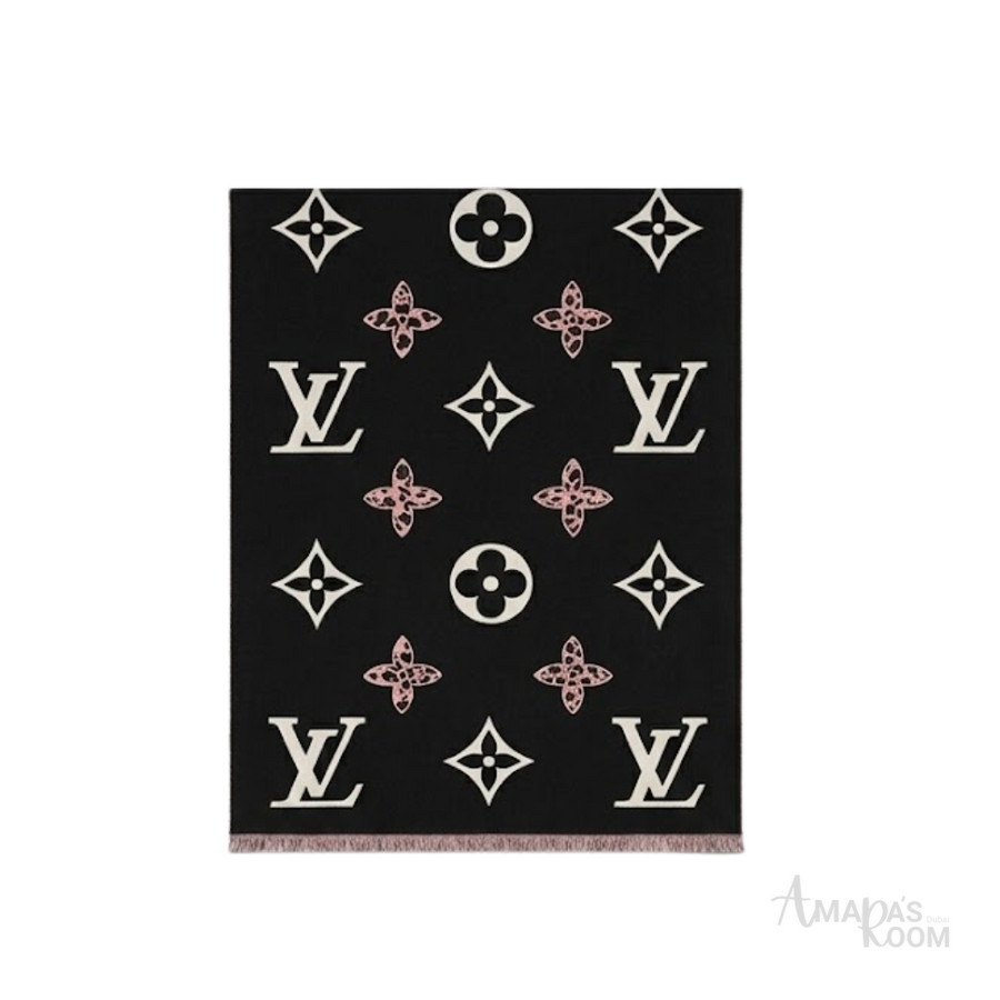Louis Vuitton Scarf | Monogram Black