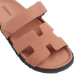 Hermès Chypre Sandals – Nude Suede - View 2