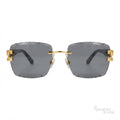 Cartier Sunglasses Gold-Tone – Dark Grey - View 1