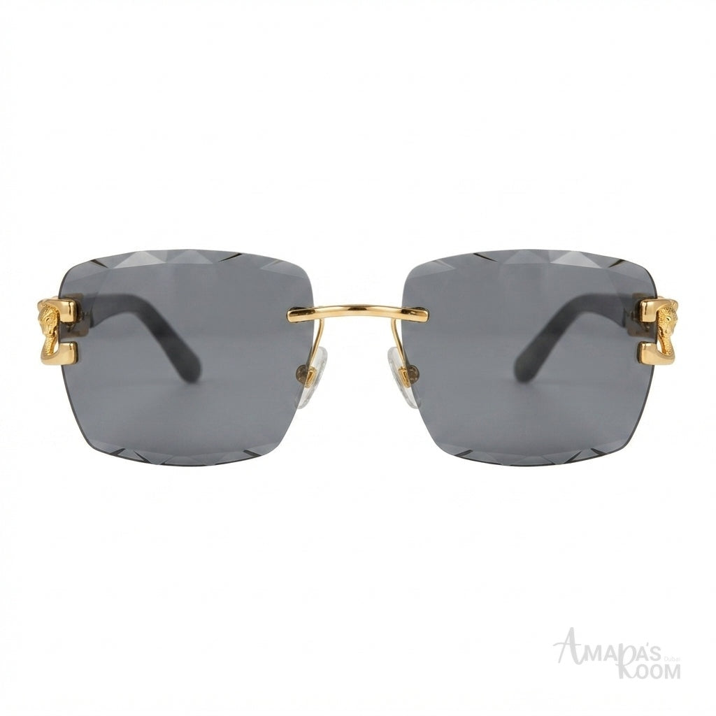 Cartier Sunglasses Gold-Tone – Dark Grey - View 1