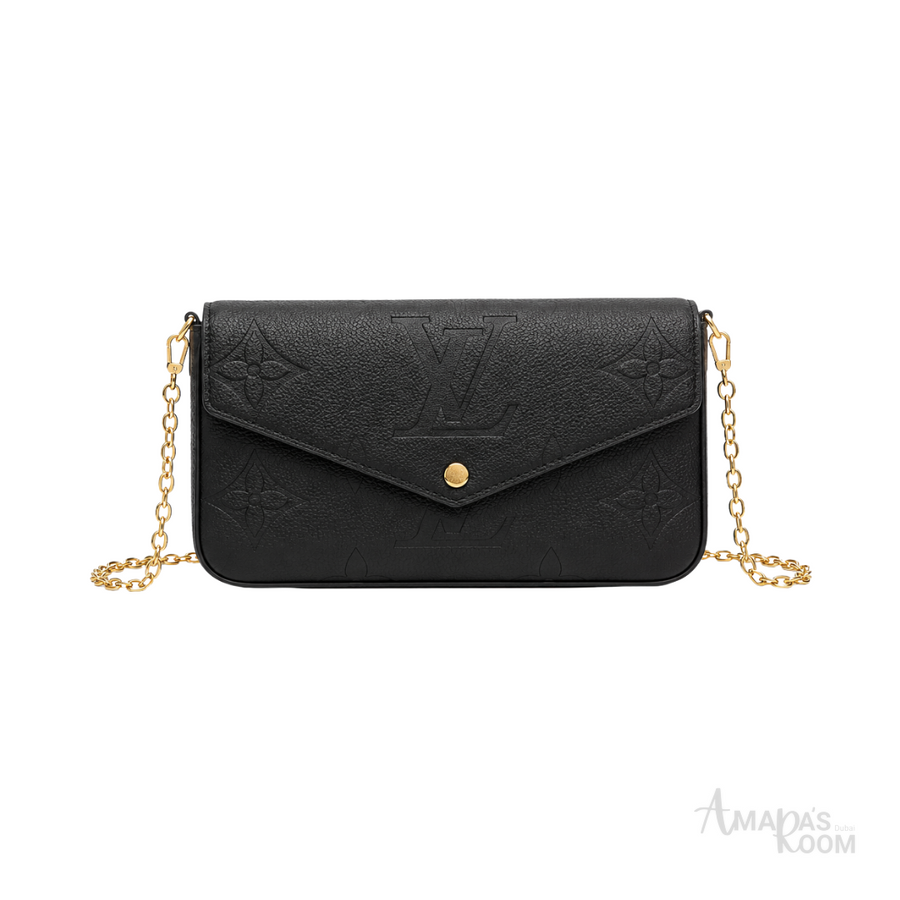 Louis Vuitton Bag Pochette Felicie Wild At Heart Black