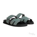 Hermès Chypre Sandals – Bleu Tonnerre - View 1