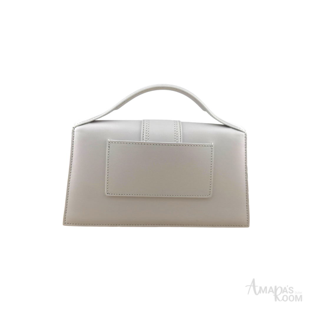 Jacquemus Le Grand Bambino Leather Top Handle Crossbody Bag – Grey - View 3