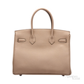 Hermes Birkin-Style Mini Handbag – Nude - View 2