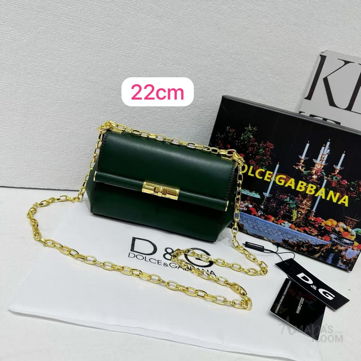 Dolce & Gabbana Mini Marlene Shoulder Bag – Green - View 5