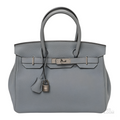 Hermes Birkin-Style Handbag 20 cm – Grey - View 1