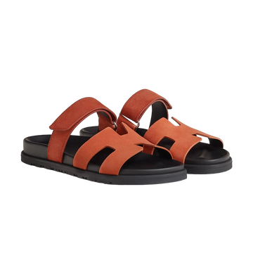 Hermès Chypre Sandals – Rose Bois De Santal - View 1