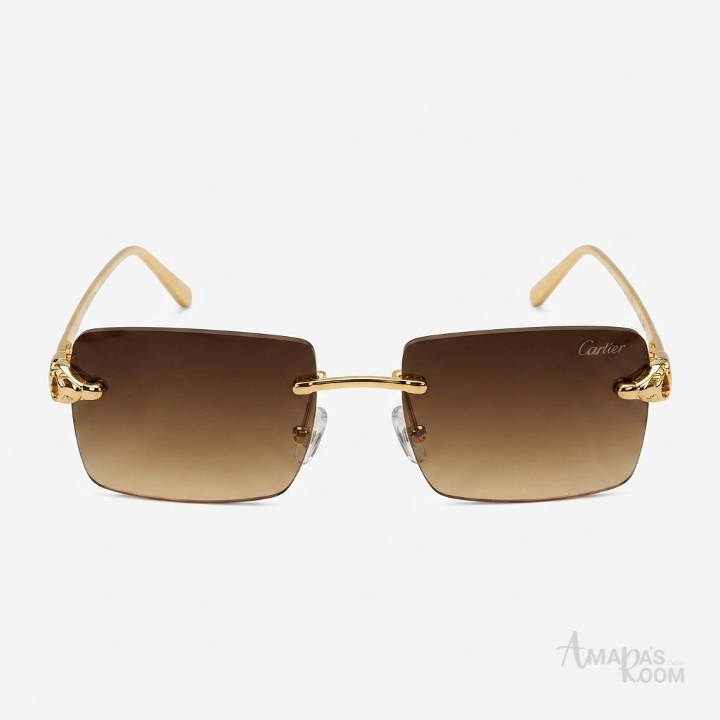 Cartier Sunglasses Panthère de Cartier Brown Gradient - View 1