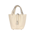Hermès Picotin Lock 18 Bucket Bag – Nata Clemence Palladium Hardware - View 1
