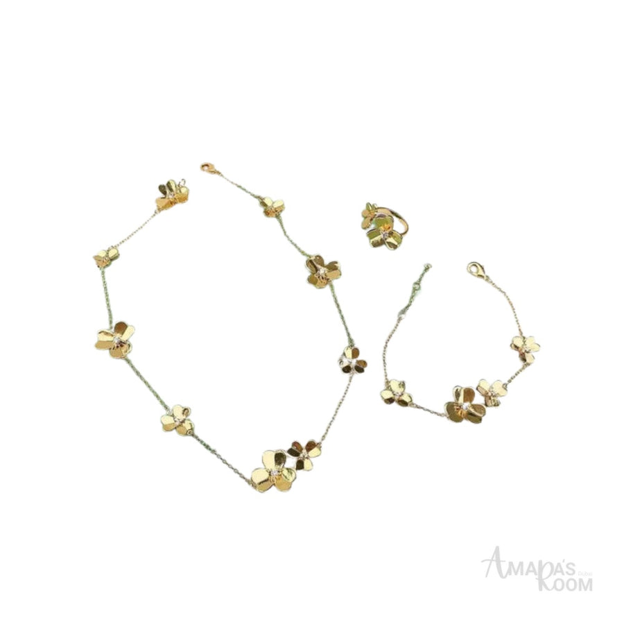 Van Cleef & Arpels Jewelry | Frivole Flower Jewelry Set
