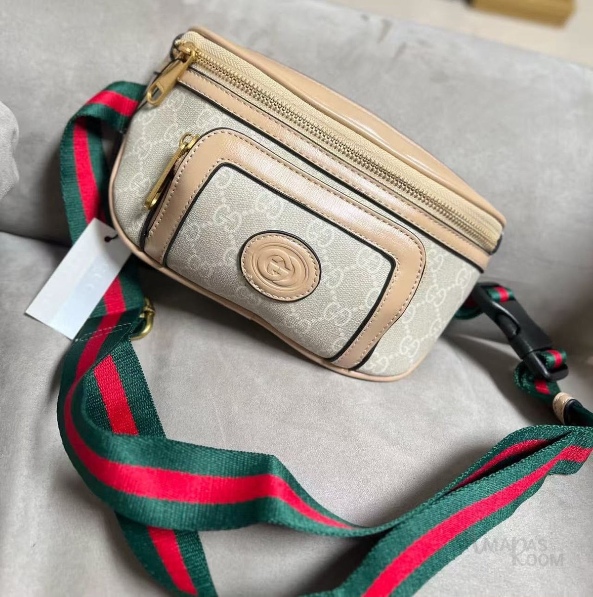 Gucci Interlocking G Canvas Belt - View 5