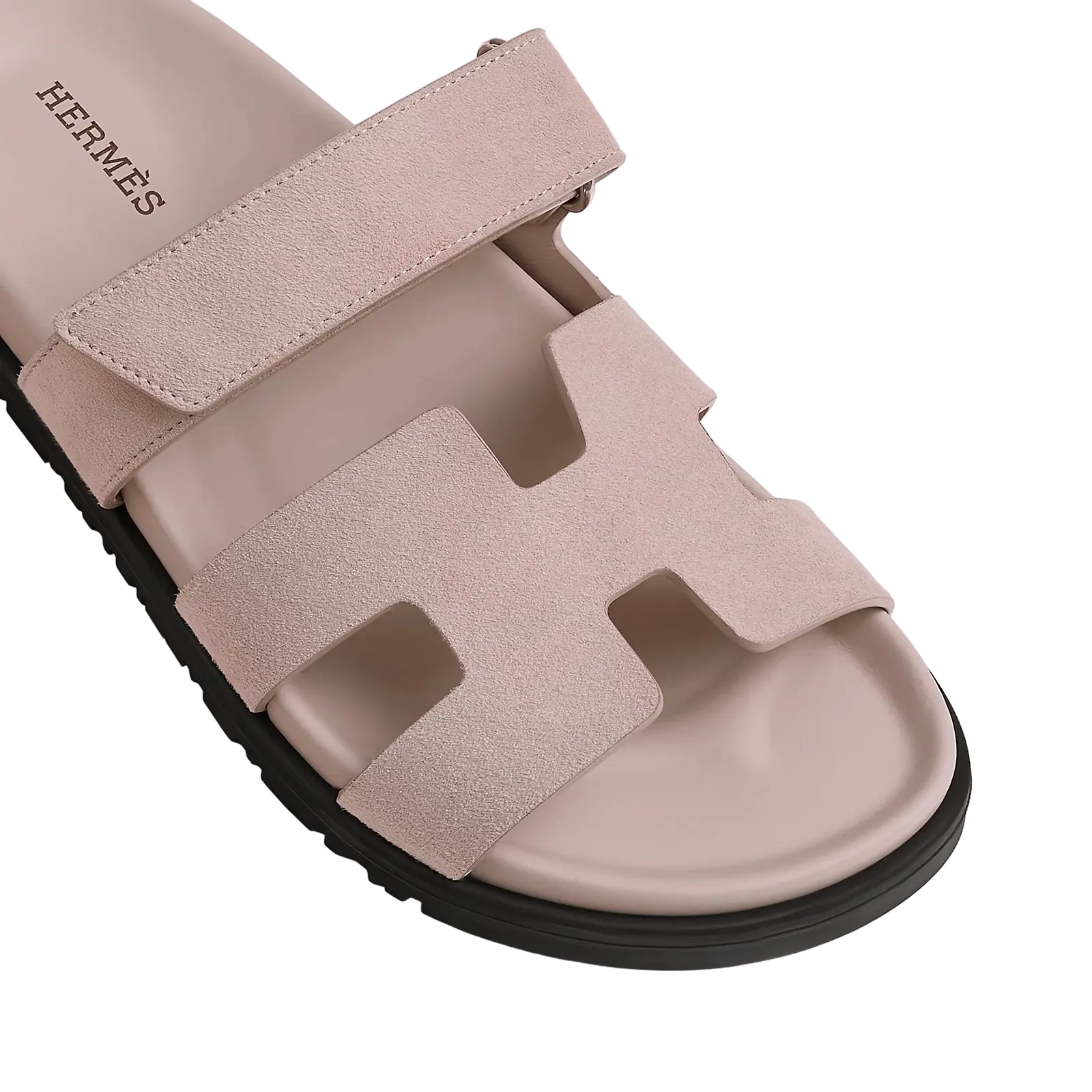 Hermès Chypre Sandals – Pink Suede - View 2