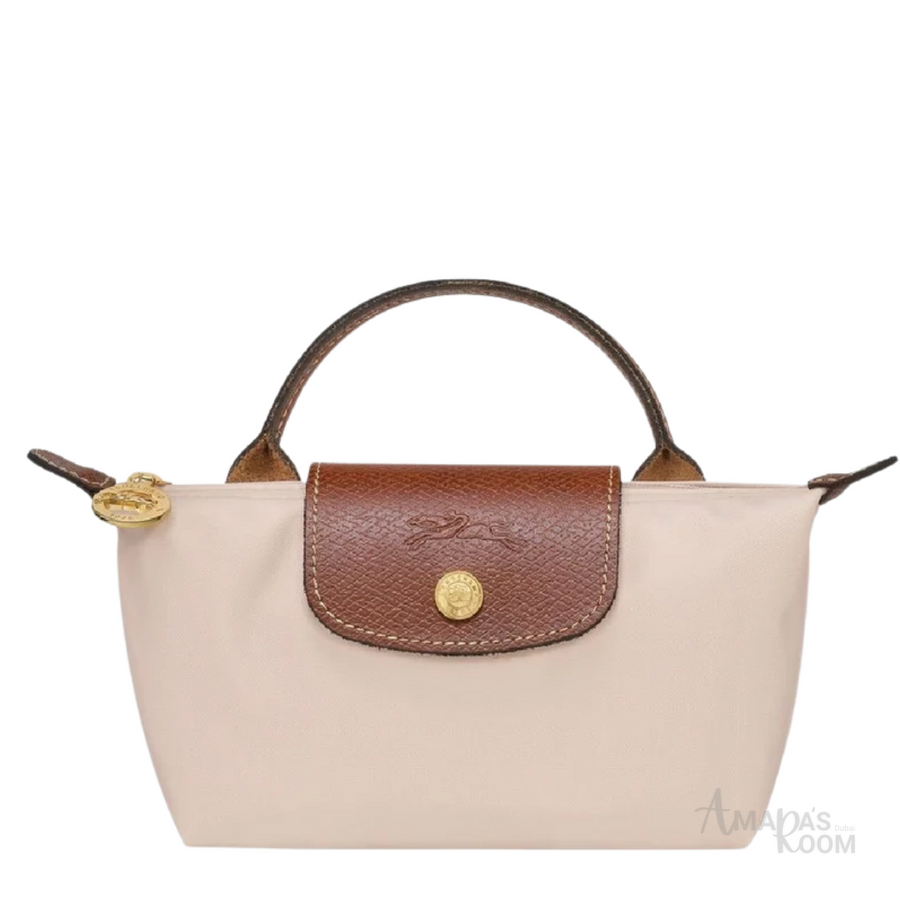 Longchamp Bag – Brown with Leather Trim - View 1