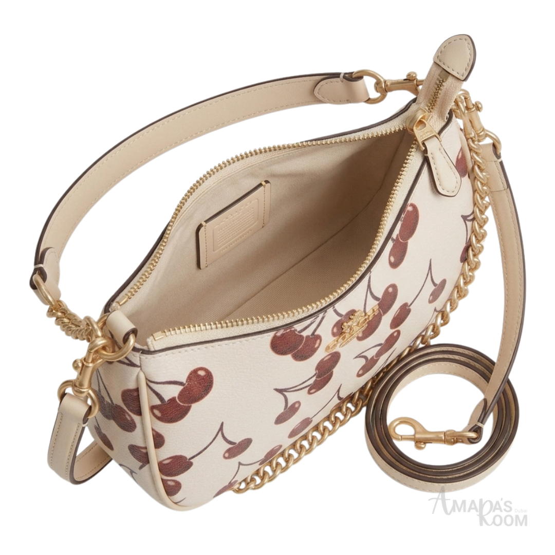 Coach Dedoo Cherry Print Shoulder Bag - View 4