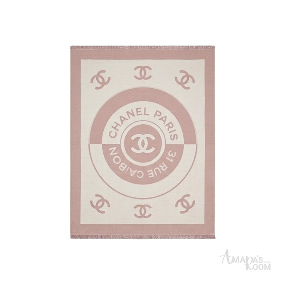 Chanel | Scarf CC Rue Dusty Pink - View 1
