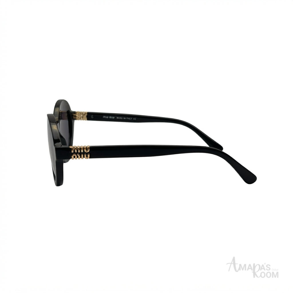 Miu Miu Sunglasses Oval – Black - View 2