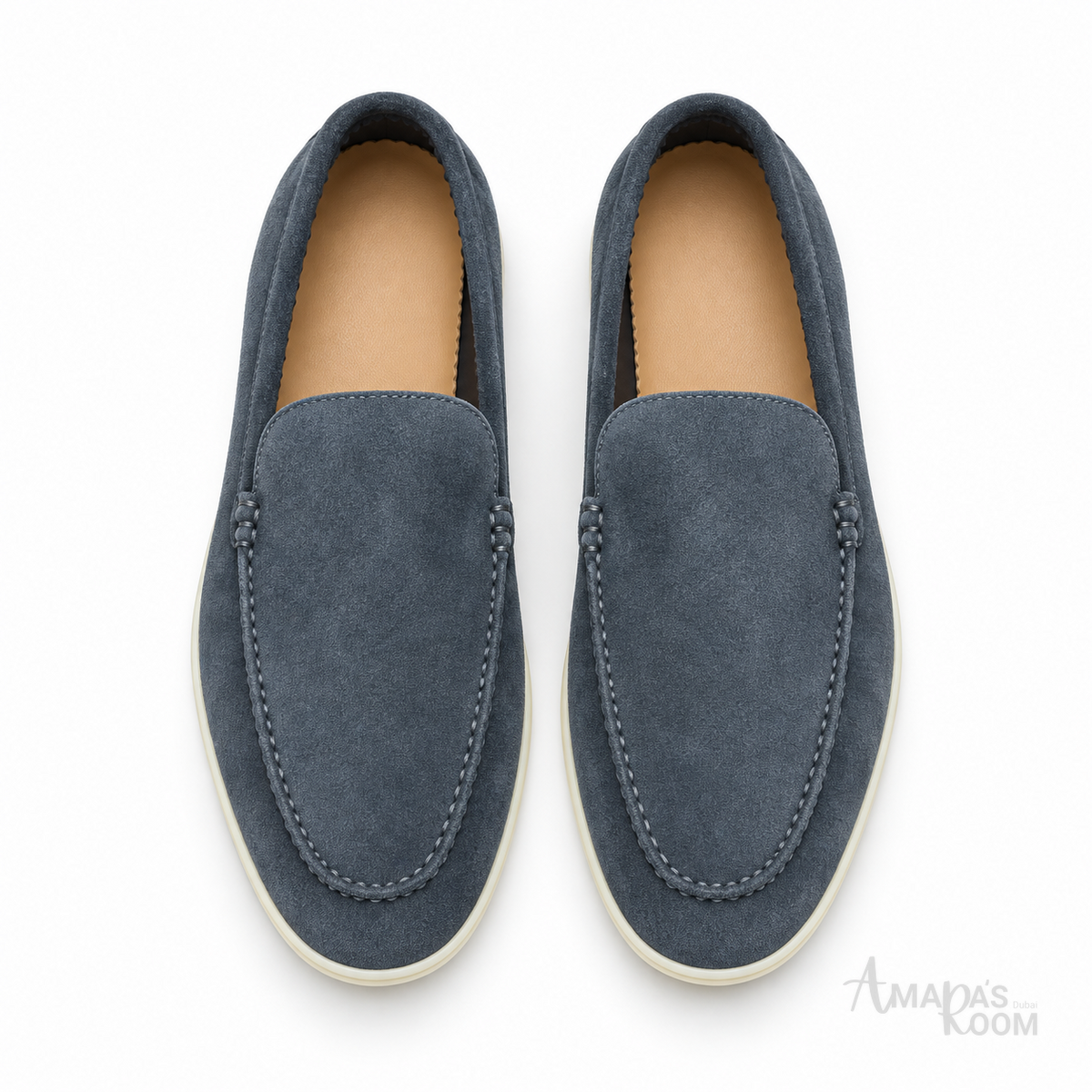 Loro Piana Footwear | Summer Walk Suede Grey