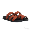 Hermès Chypre Sandals – Orange Canyon - View 1