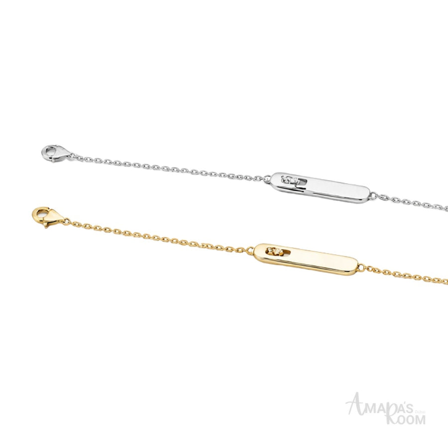 Messika Jewelry | Uno Multi Row Yellow Gold Diamonds