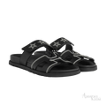 Hermès Chypre Sandals – Noir Star Print - View 1