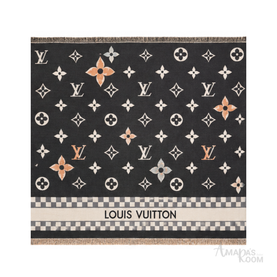 Louis Vuitton Scarf | Monogram Black