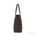 DKNY Women's Bryant Medium Zip Tote – Brown - View 3