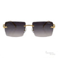 Cartier Sunglasses Rimless Gradient – Dark Grey - View 1