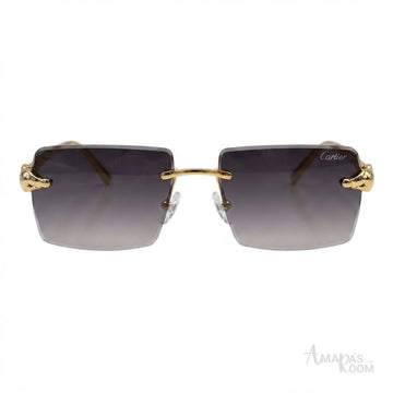 Cartier Sunglasses Rimless Gradient – Dark Grey - View 1