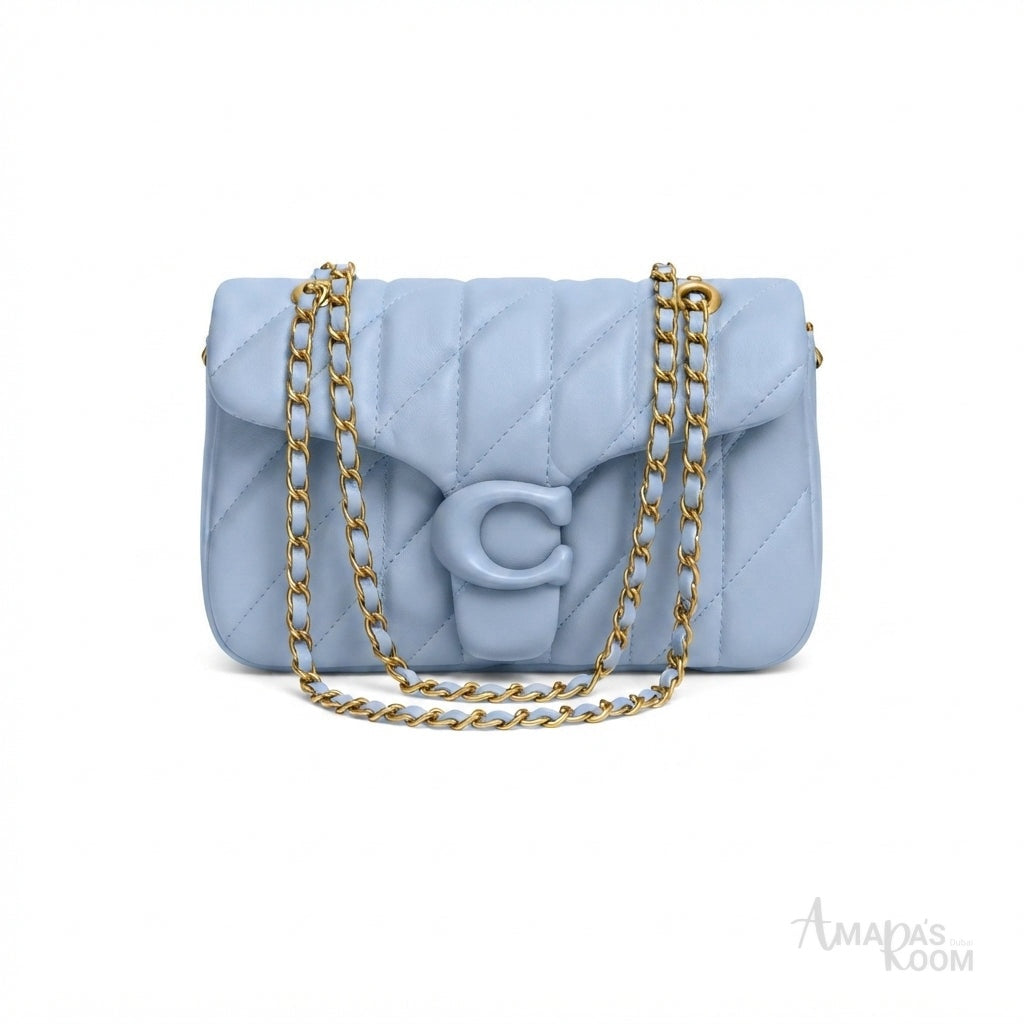 Coach Tabby Shoulder Bag – Light Blue - View 1