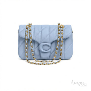 Coach Tabby Shoulder Bag – Light Blue - View 1
