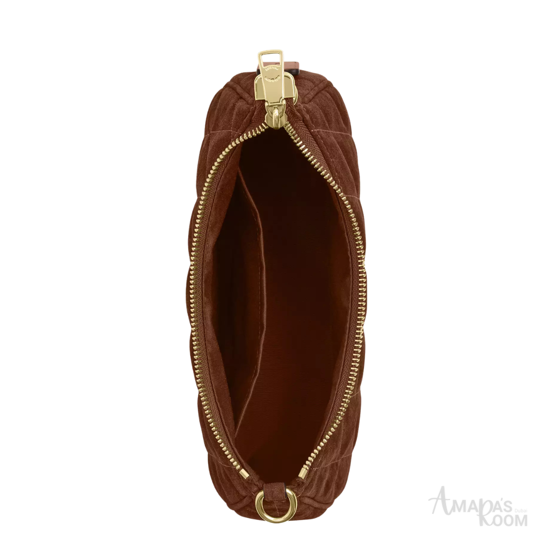 Coach Teri Quilted Shoulder Bag – Brown - View 3