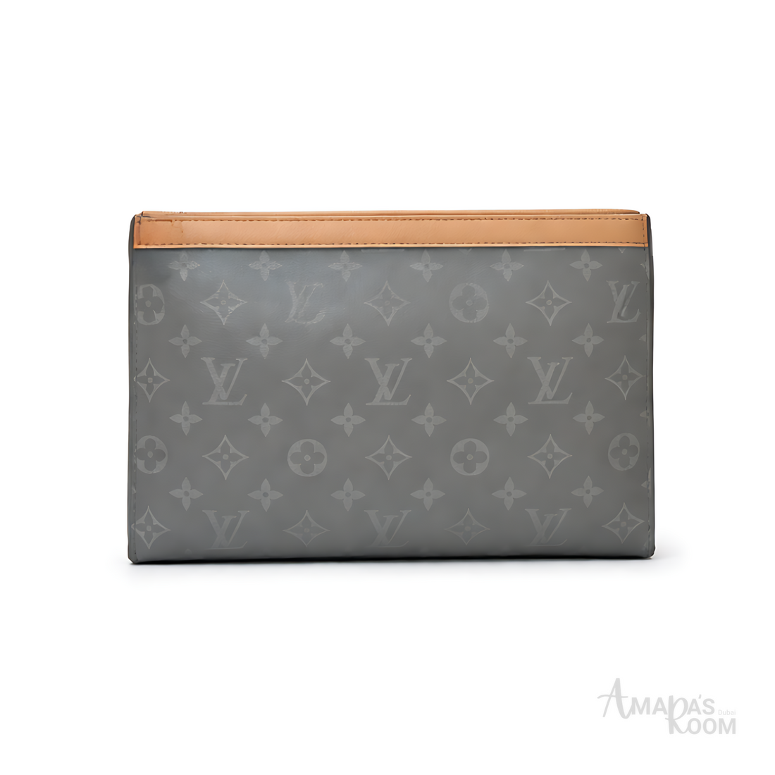Louis Vuitton Pouch | Louis Vuitton Peach Black LV Design - View 1