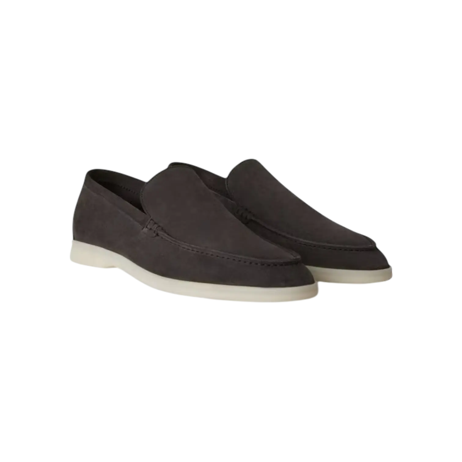 Loro Piana Summer Walk Loafers – Caviar - View 1