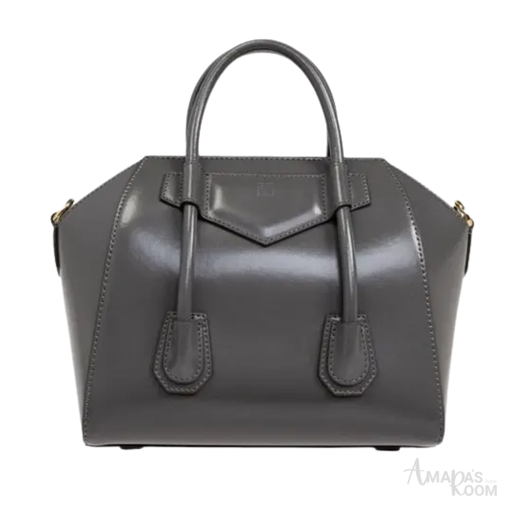Givenchy Mini Antigona Lock Bag – Grey - View 2