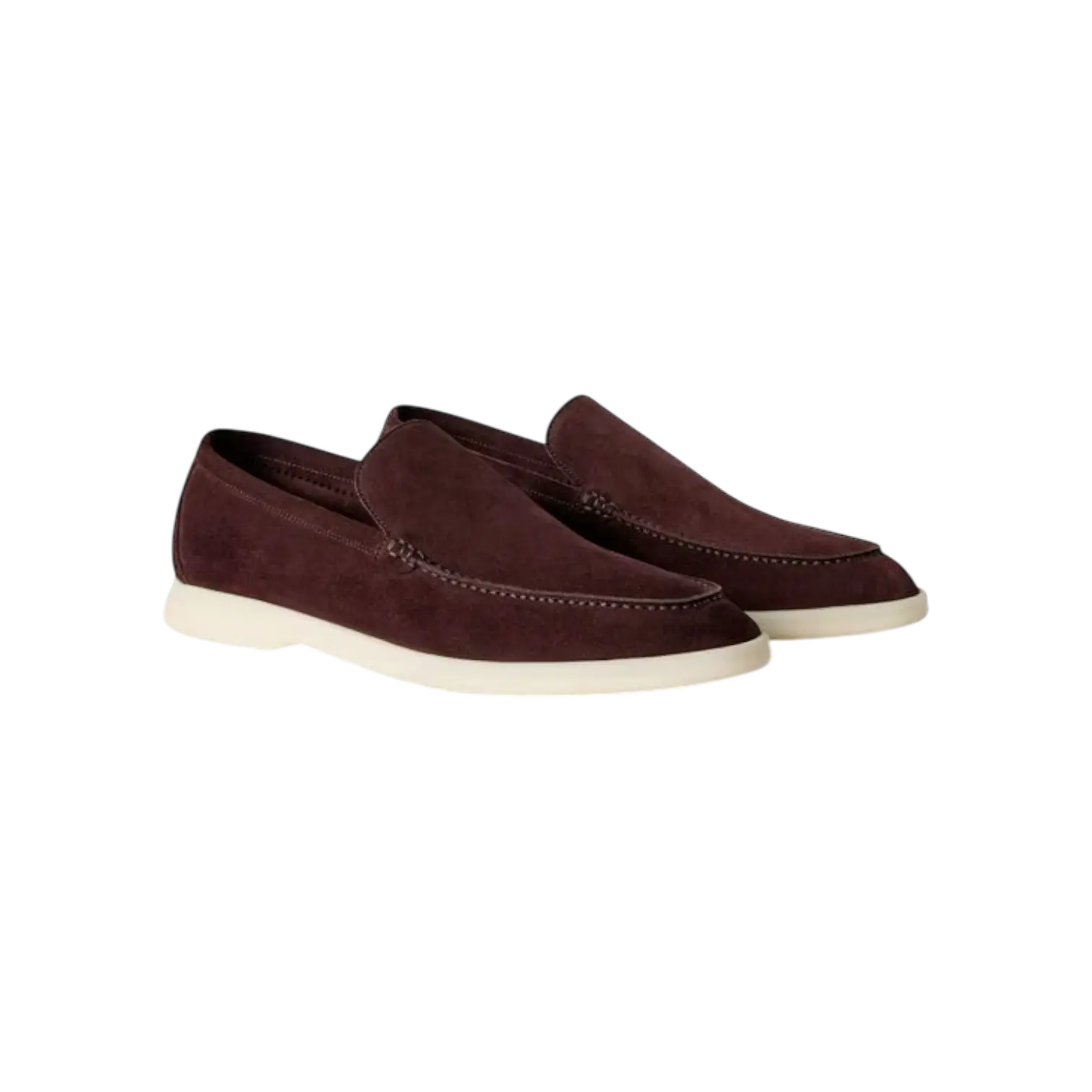 Loro Piana Summer Walk Loafers – Amarone - View 1