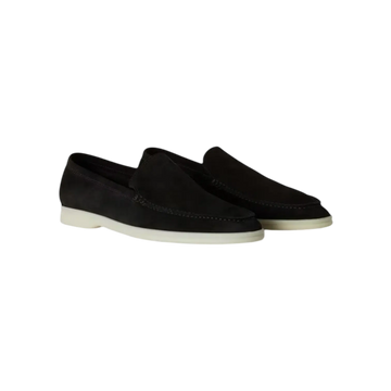 Loro Piana Summer Walk Loafers – Black - View 1