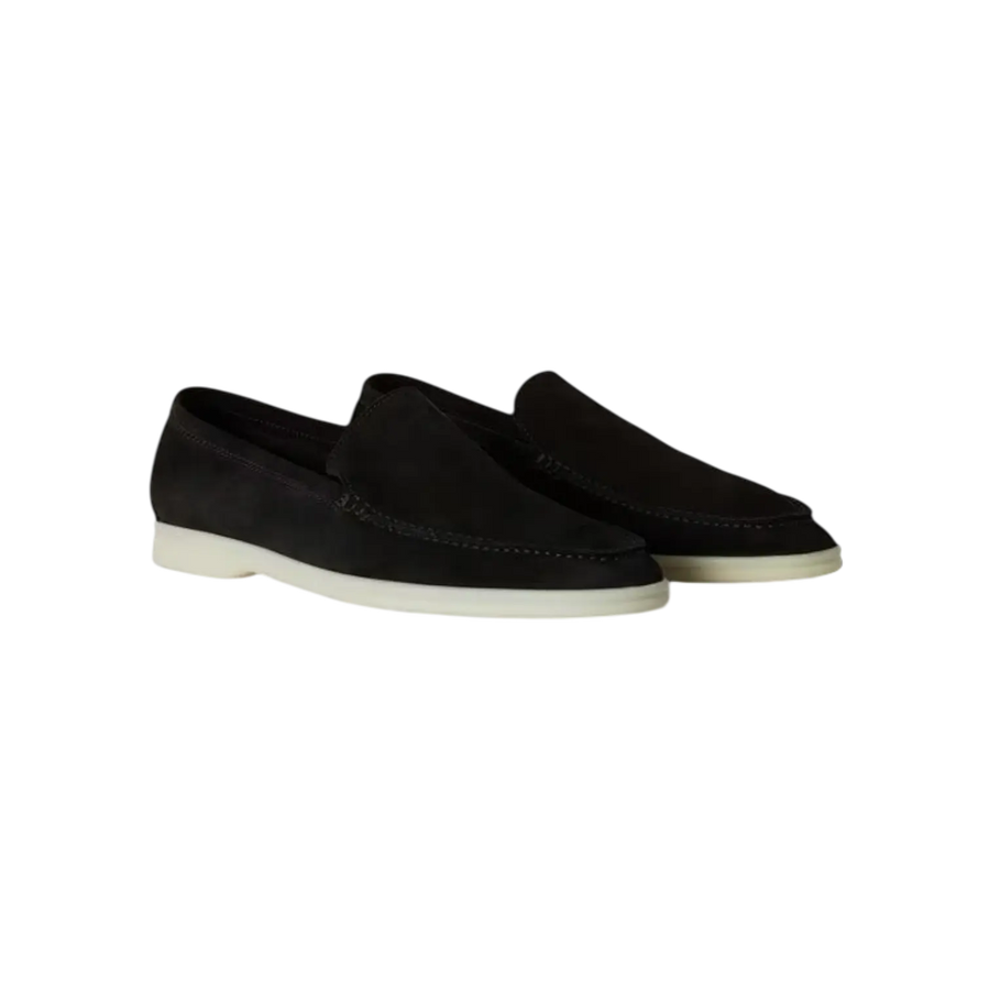 Loro Piana Summer Walk Loafers – Black - View 1