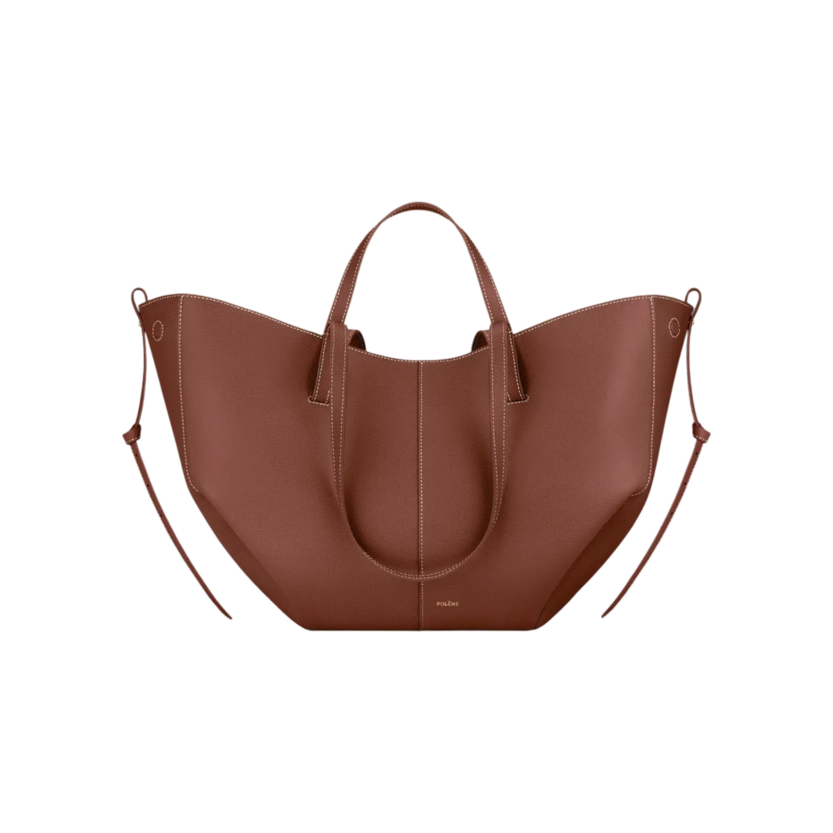 Polène Cyme Tote Bag – Cognac - View 1