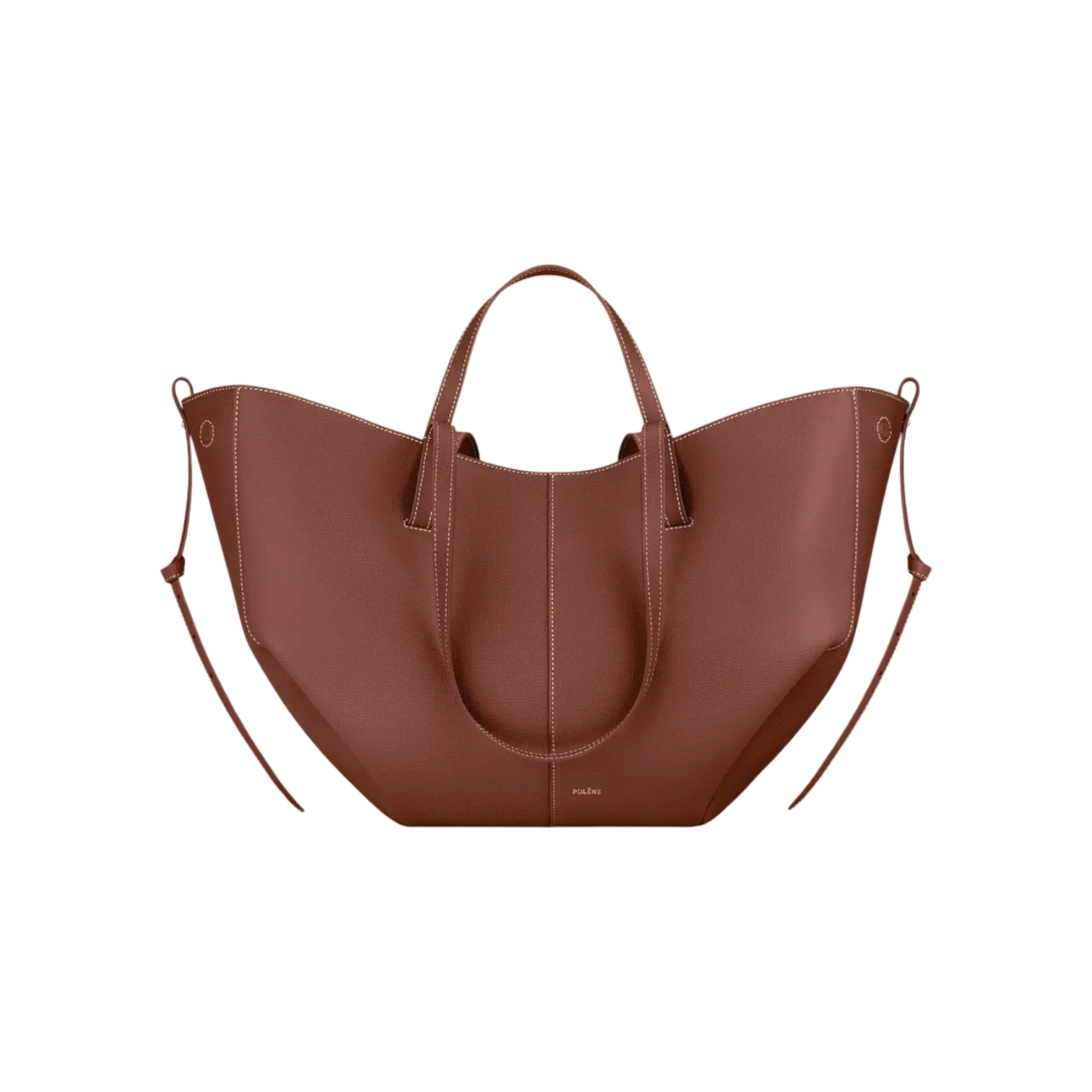 Polène Cyme Tote Bag – Cognac - View 1