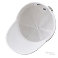 Alo Yoga | White Off-Duty Adjustable Baseball Cap with Black Logo - View 4