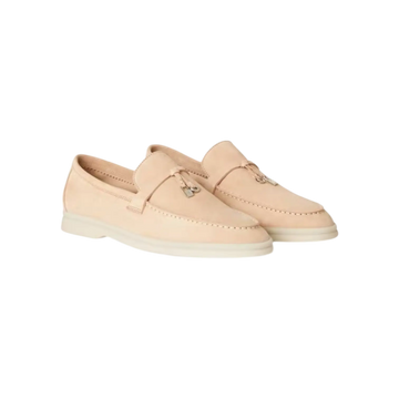 Loro Piana Summer Charms Loafers – Pink Sand - View 1