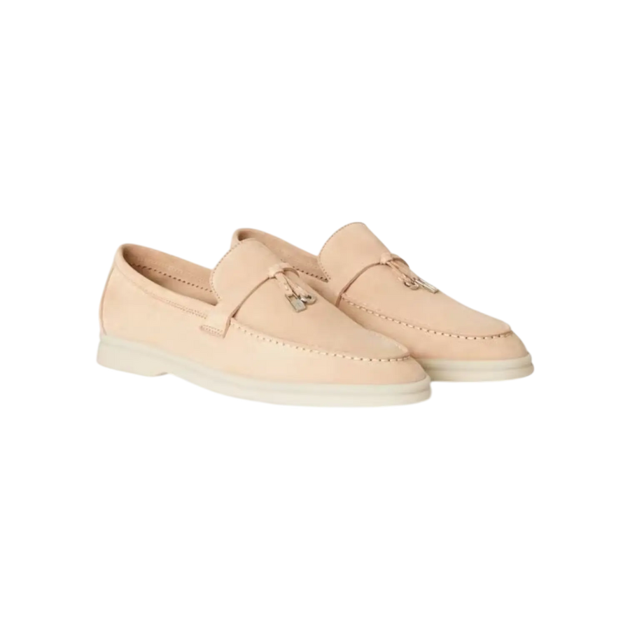 Loro Piana Summer Charms Loafers – Pink Sand - View 1