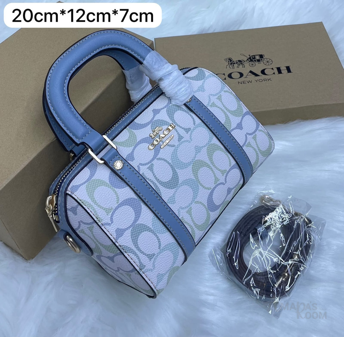 Coach Ruby Satchel 18 – Light Blue - View 5