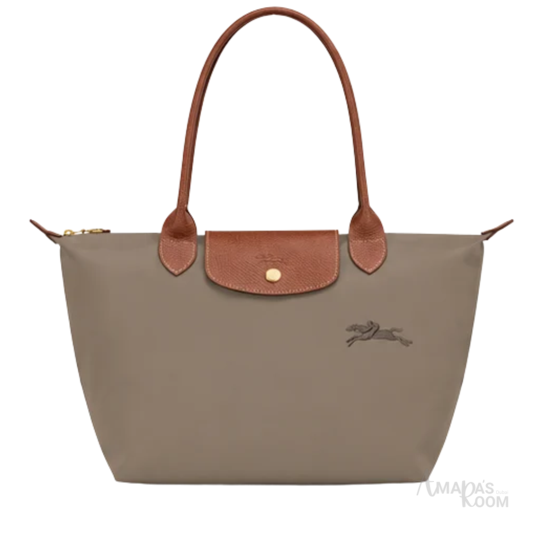 Bag | Longchamp – Le Pliage Club Shoulder Bag S – Khaki – Taupe