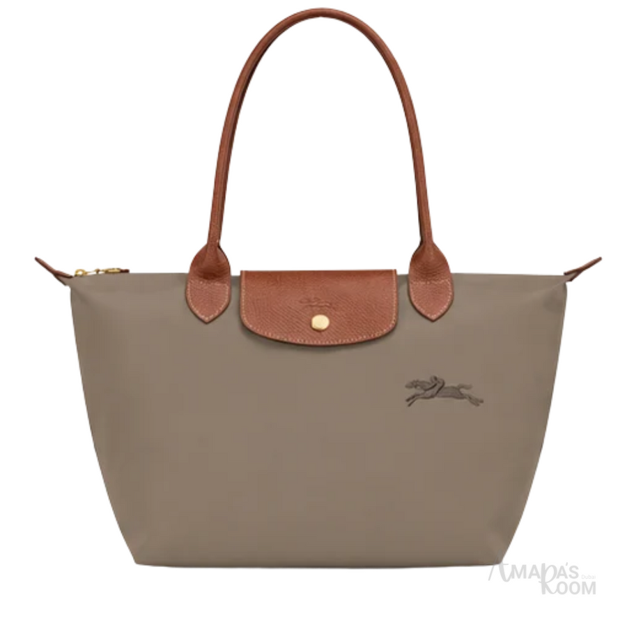 Bag | Longchamp – Le Pliage Club Shoulder Bag S – Khaki – Taupe